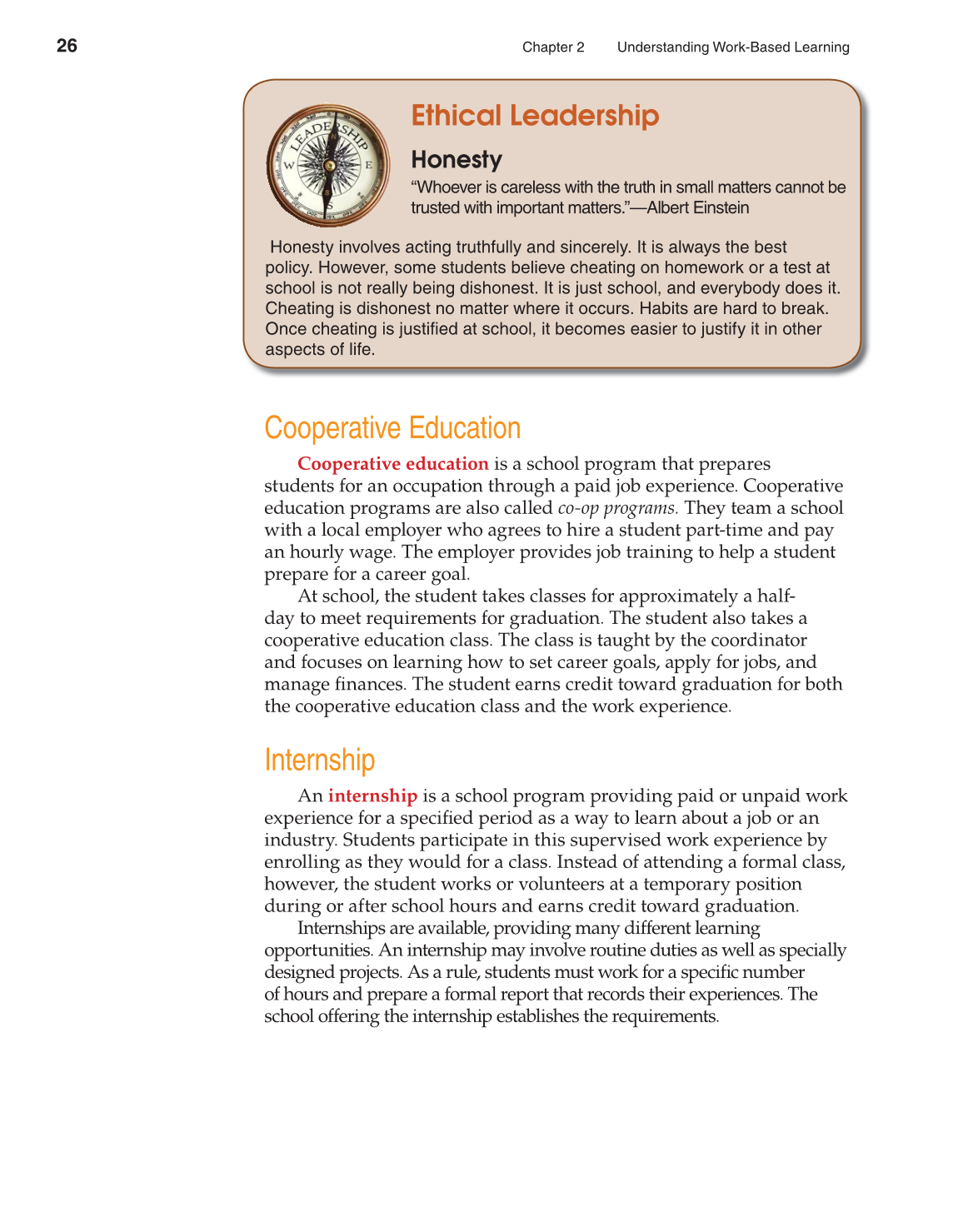 School to Career, 10th Edition page 26