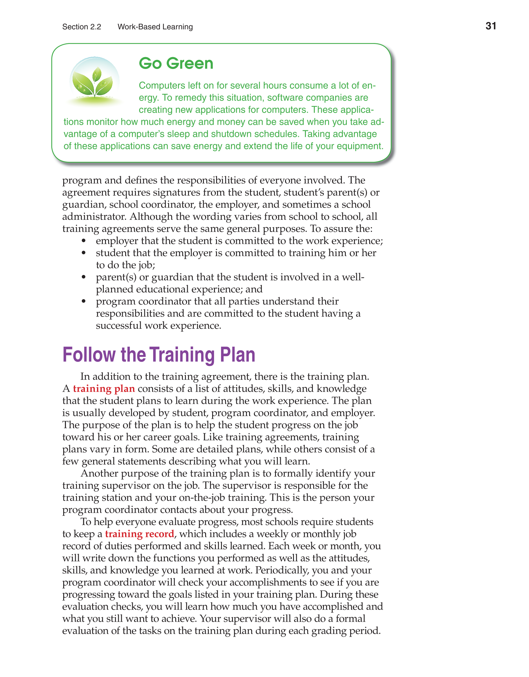 School to Career, 10th Edition page 31