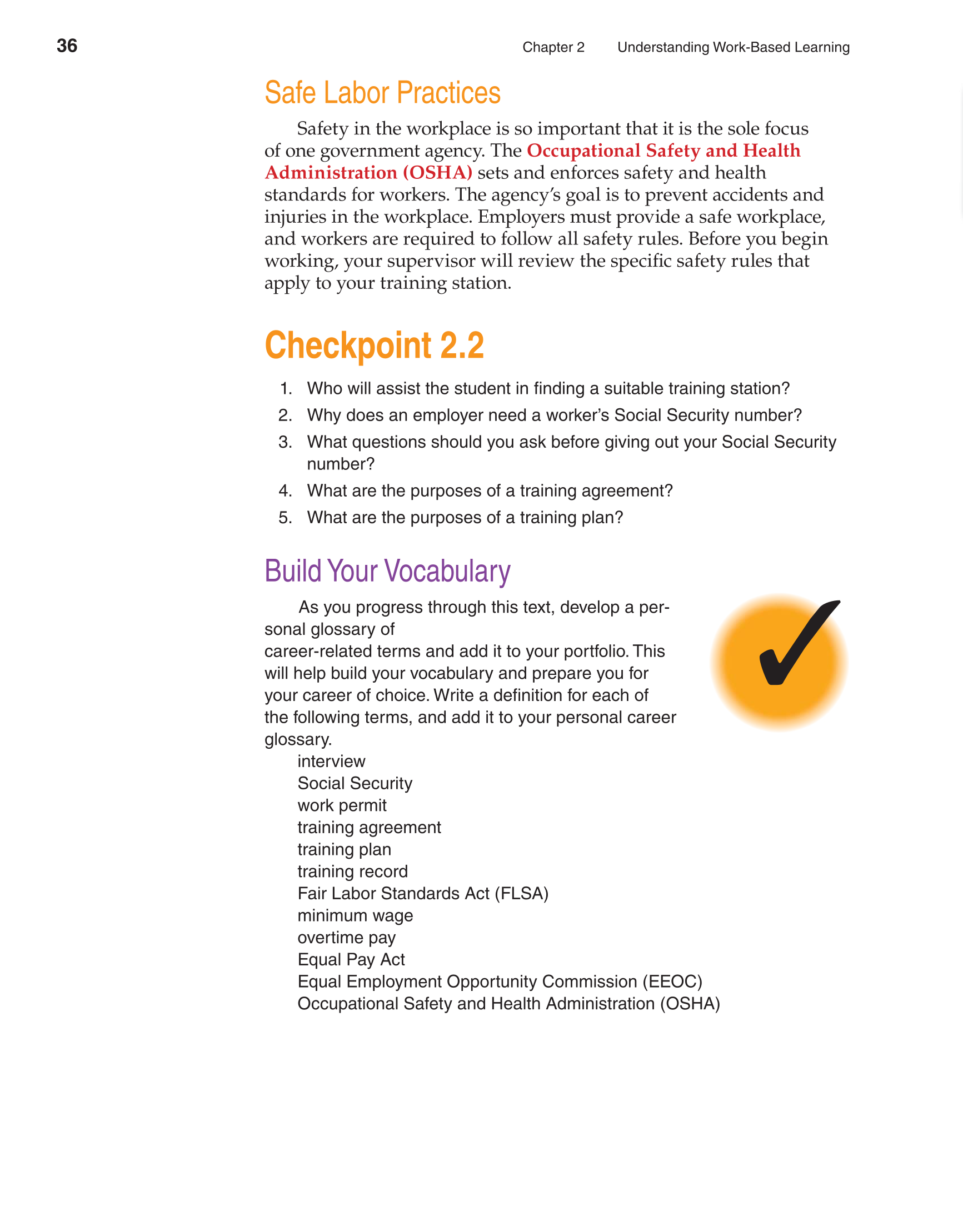 School to Career, 10th Edition page 36