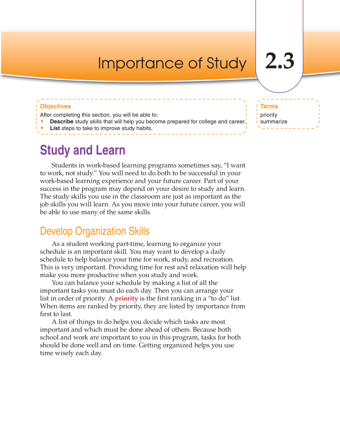 School to Career, 10th Edition page 37