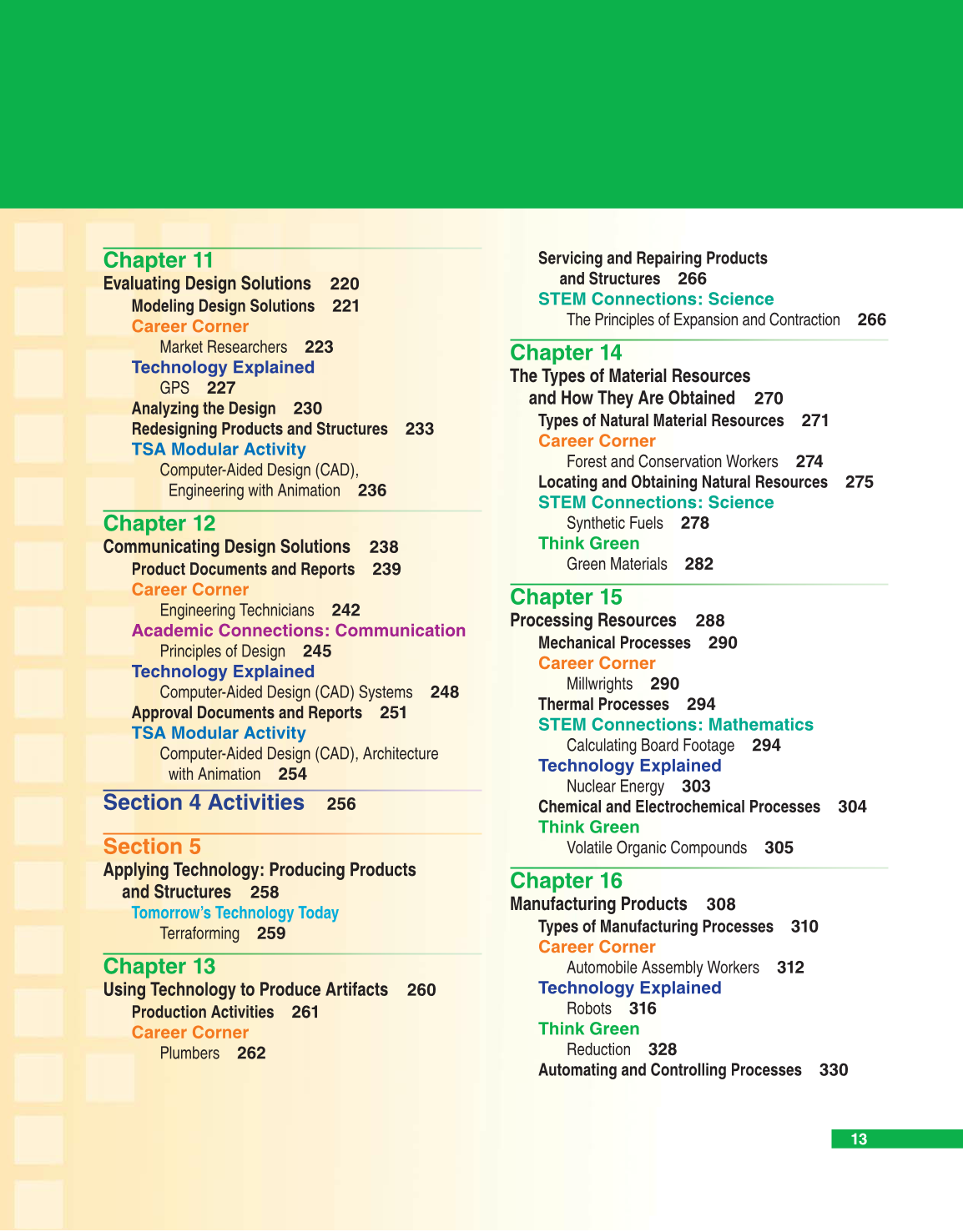 Technology &amp; Engineering, 6th Edition page 13