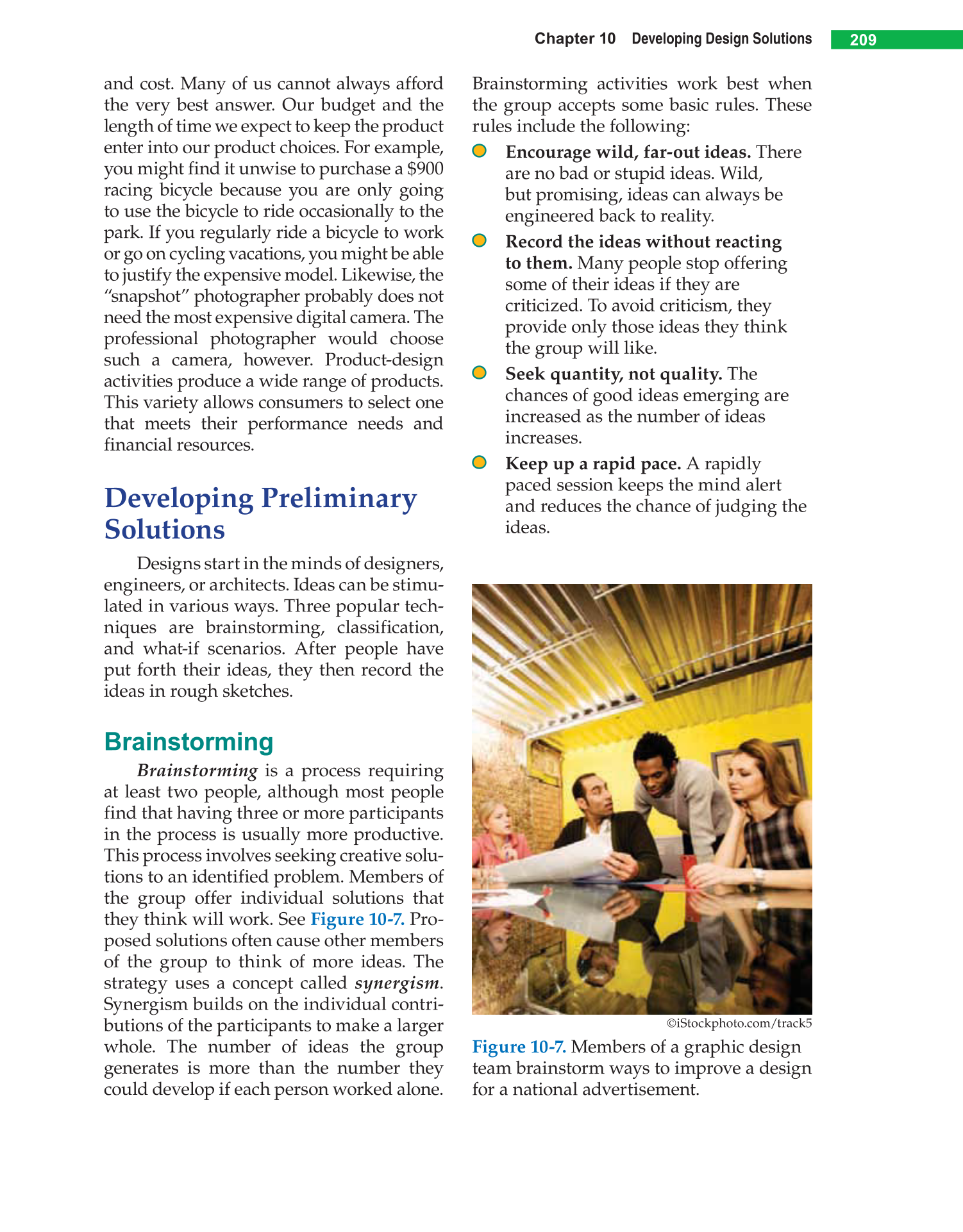 Technology &amp; Engineering, 6th Edition page 209