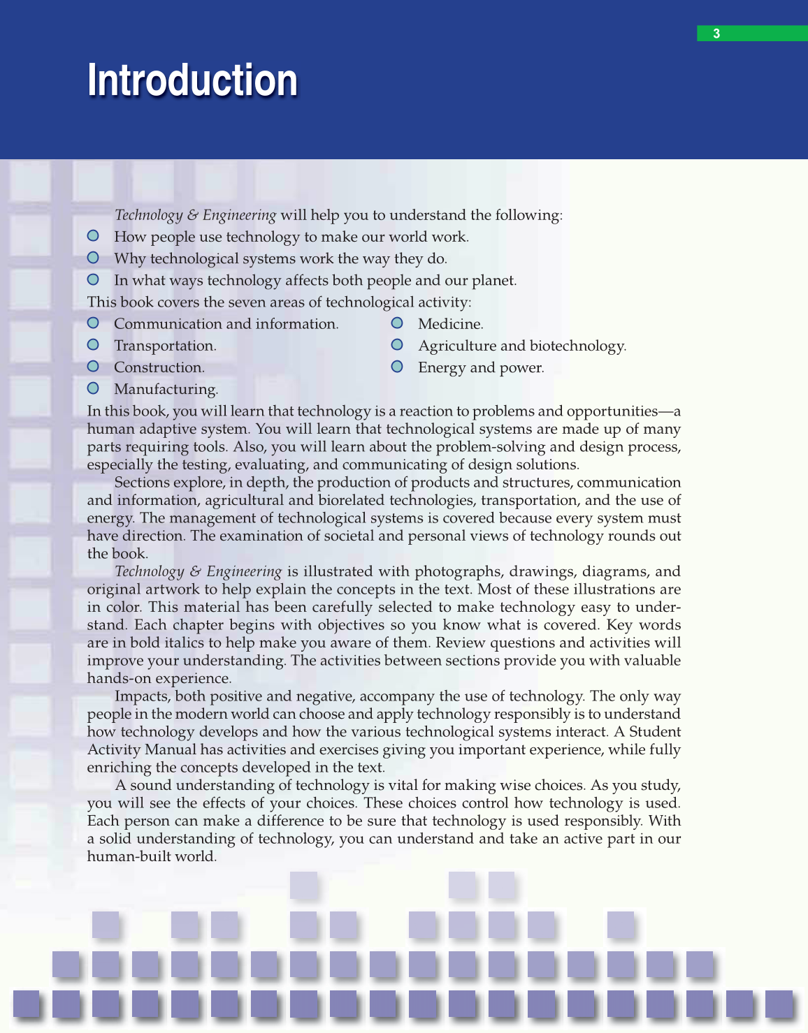 Technology &amp; Engineering, 6th Edition page 3