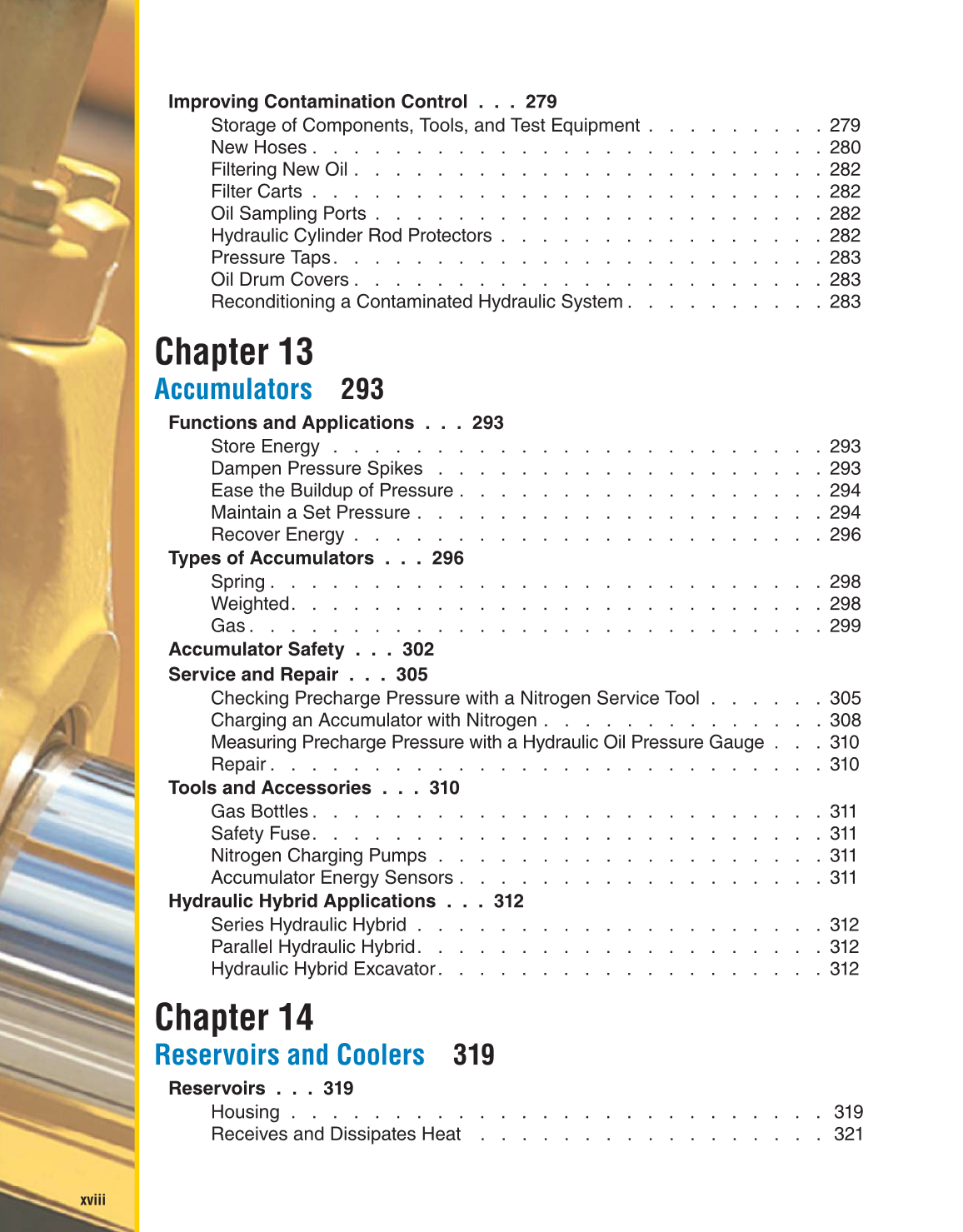 Hydraulic Systems for Mobile Equipment, 1st Edition page xviii