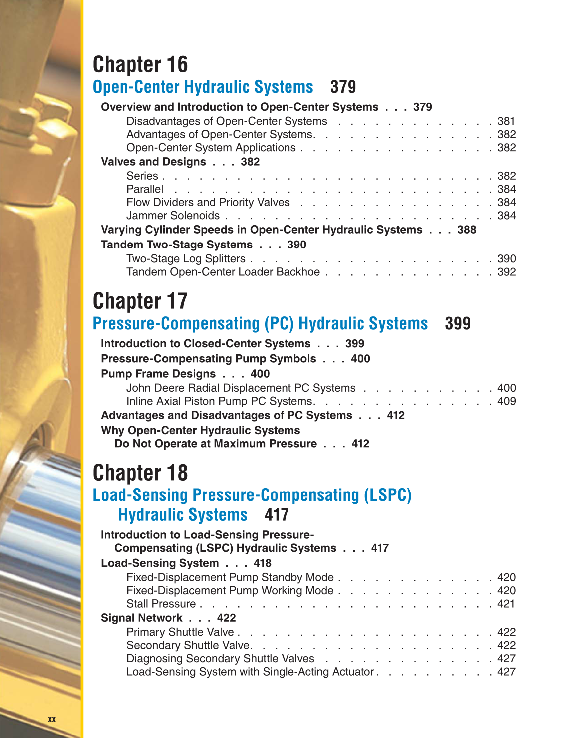 Hydraulic Systems for Mobile Equipment, 1st Edition page xx