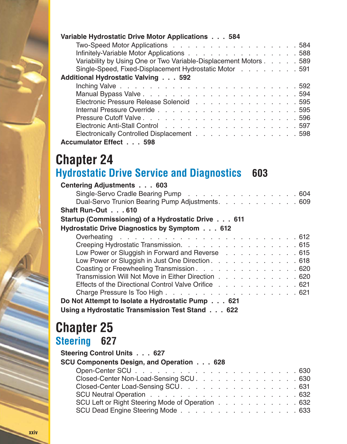 Hydraulic Systems for Mobile Equipment, 1st Edition page xxiv