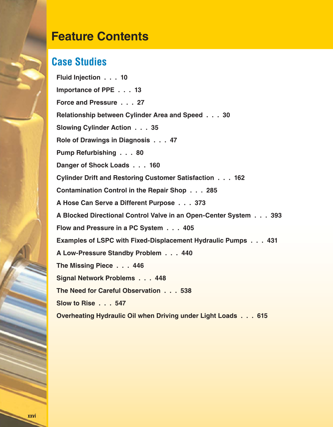 Hydraulic Systems for Mobile Equipment, 1st Edition page xxvi