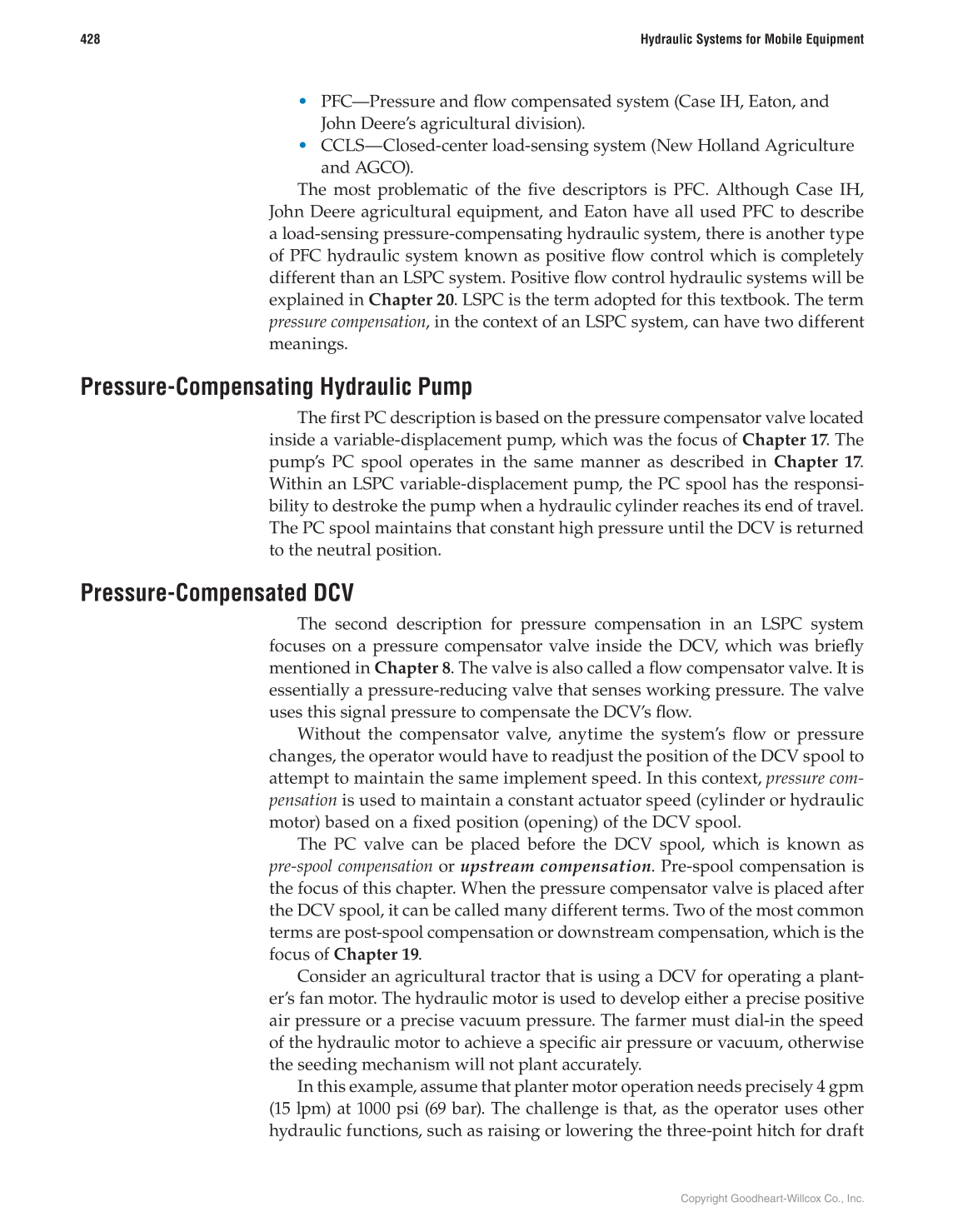 Hydraulic Systems for Mobile Equipment, 1st Edition page 428