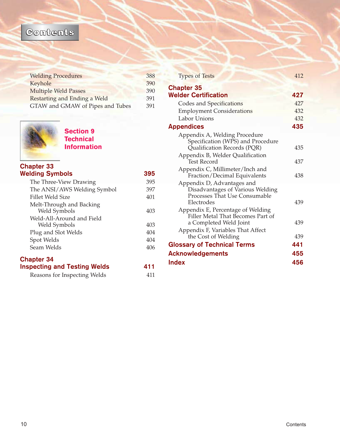 Welding Technology Fundamentals, 4th Edition page 10