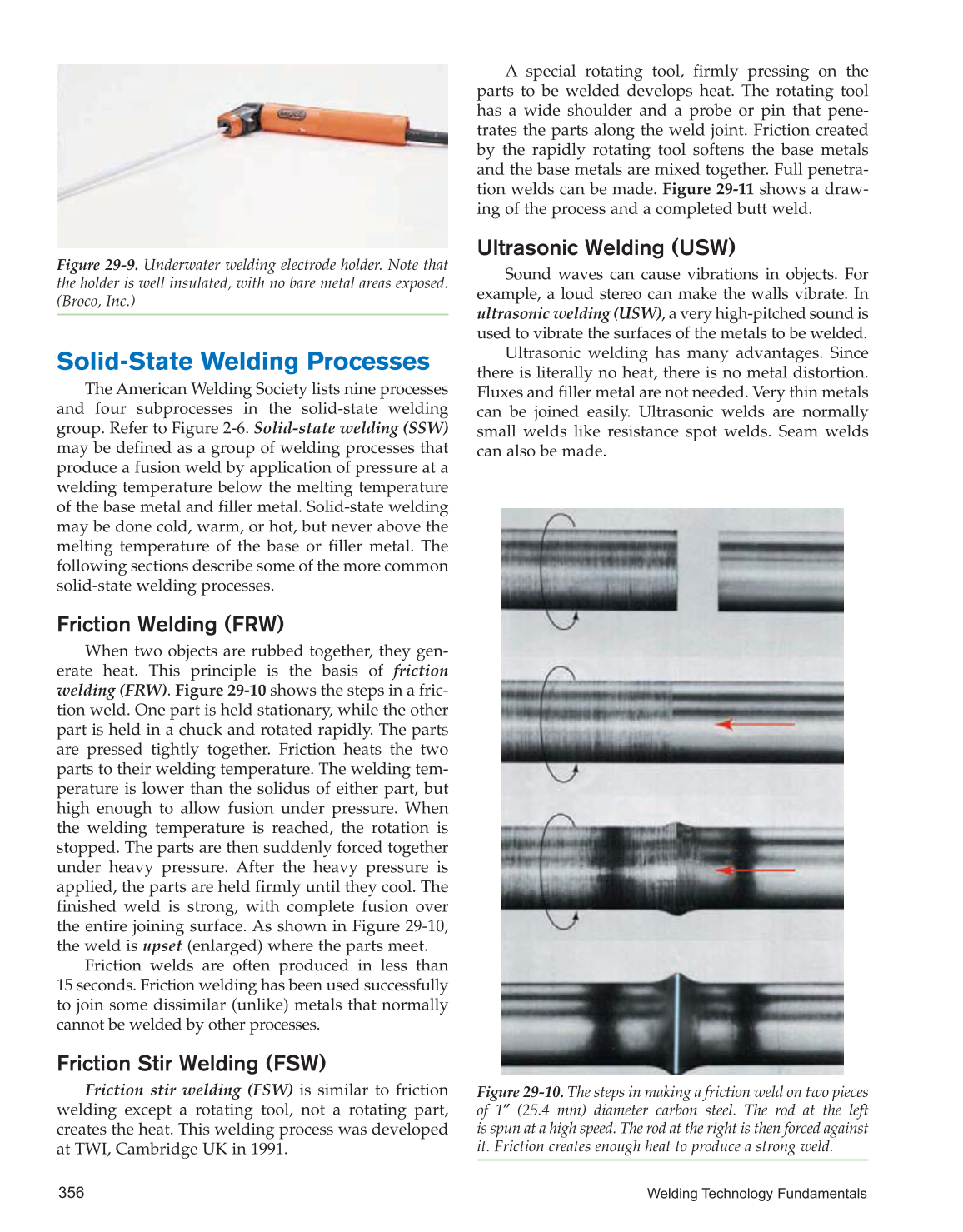 Welding Technology Fundamentals, 4th Edition page 356