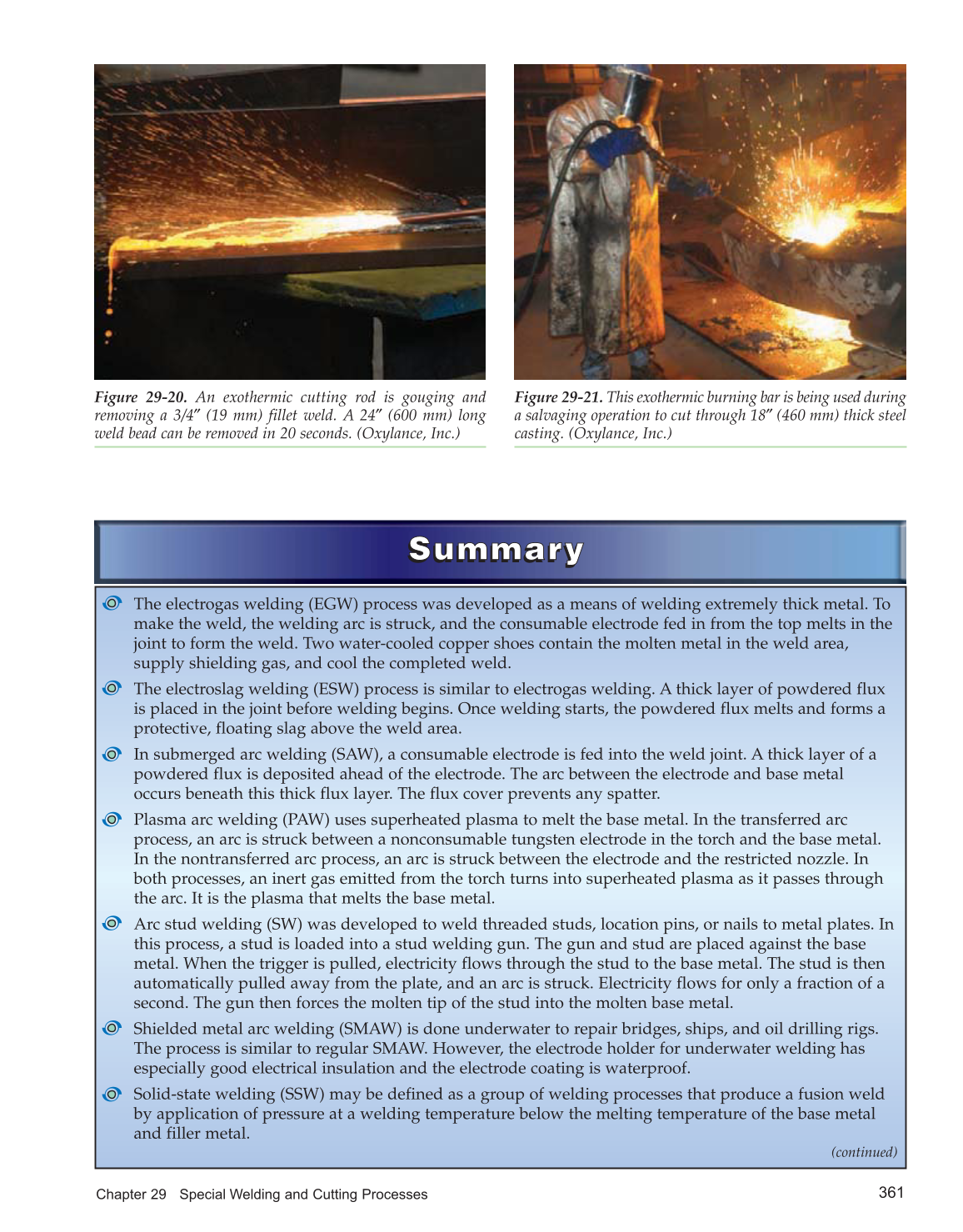 Welding Technology Fundamentals, 4th Edition page 361