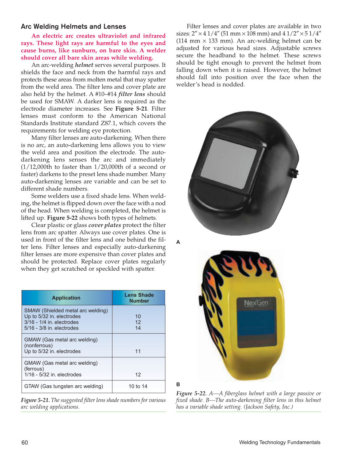 Welding Technology Fundamentals, 4th Edition page 60