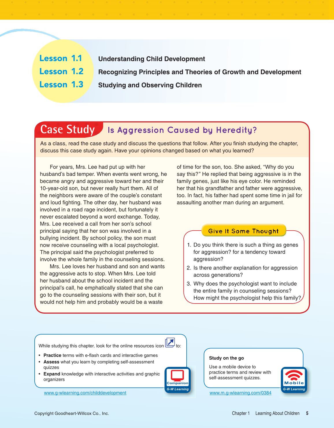 Child Development: Early Stages Through Age 12, 8th Edition page 5