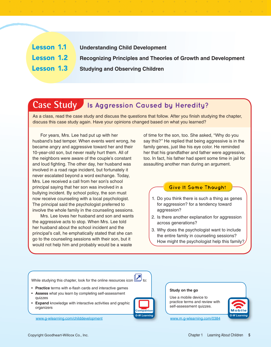 Child Development: Early Stages Through Age 12, 8th Edition page 5