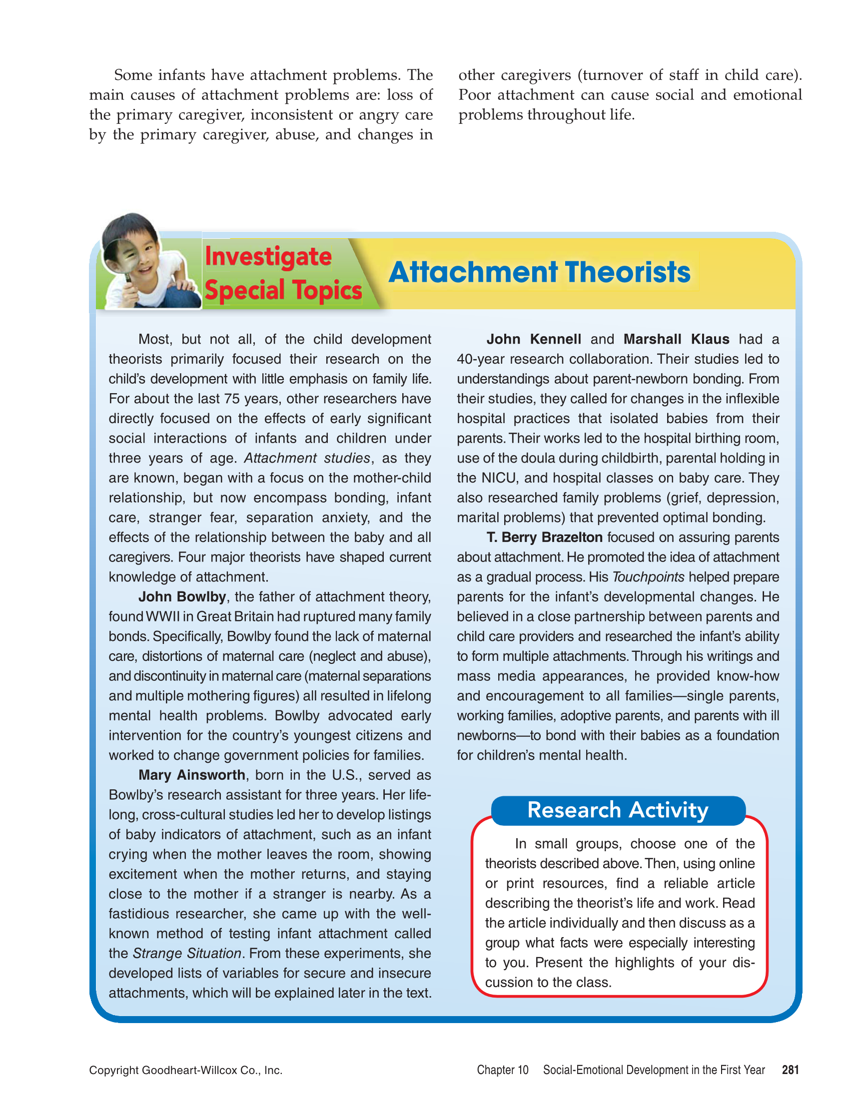 Child Development: Early Stages Through Age 12, 8th Edition page 281