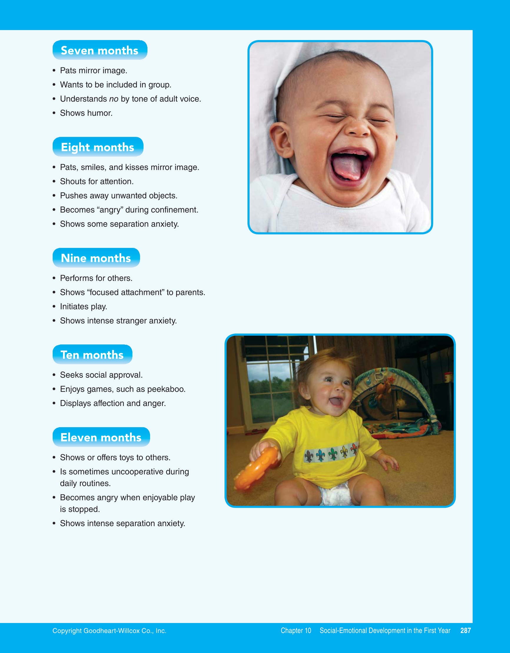 Child Development: Early Stages Through Age 12, 8th Edition page 287