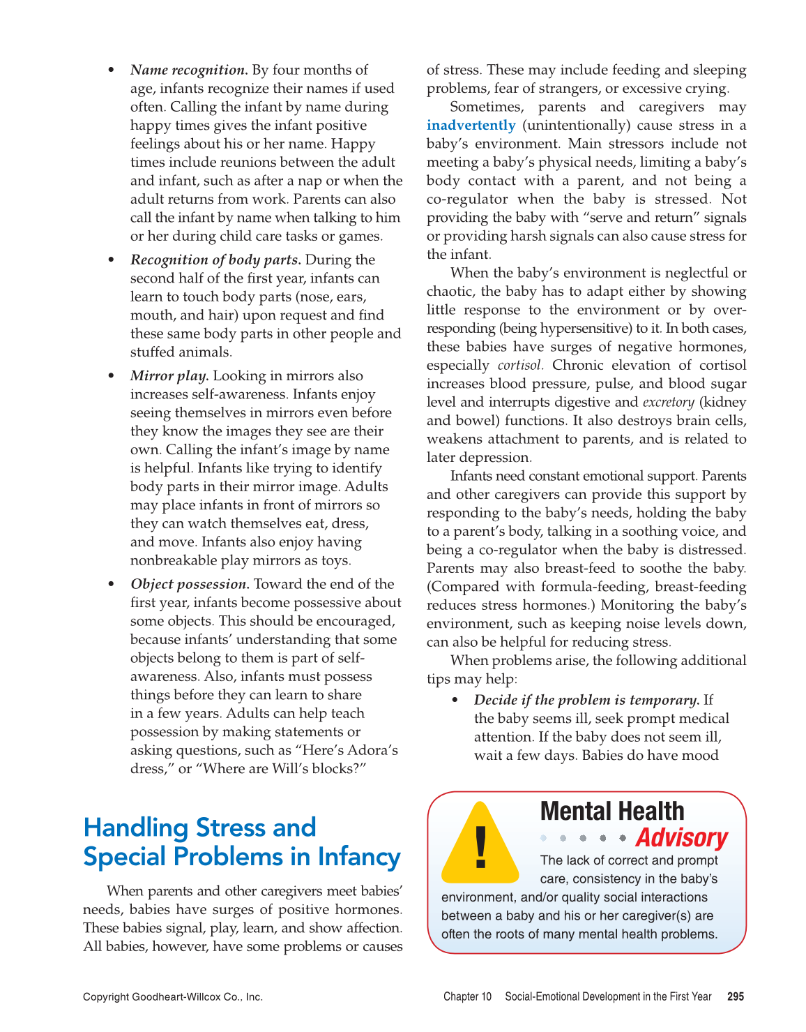 Child Development: Early Stages Through Age 12, 8th Edition page 295