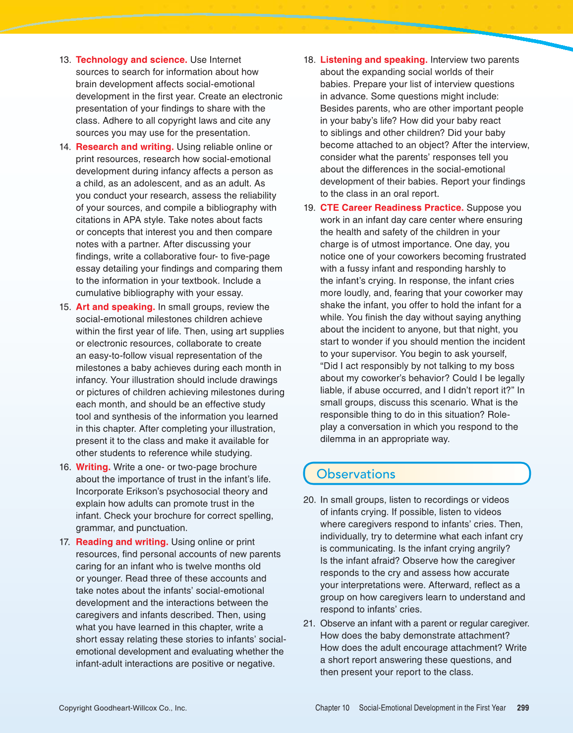 Child Development: Early Stages Through Age 12, 8th Edition page 299