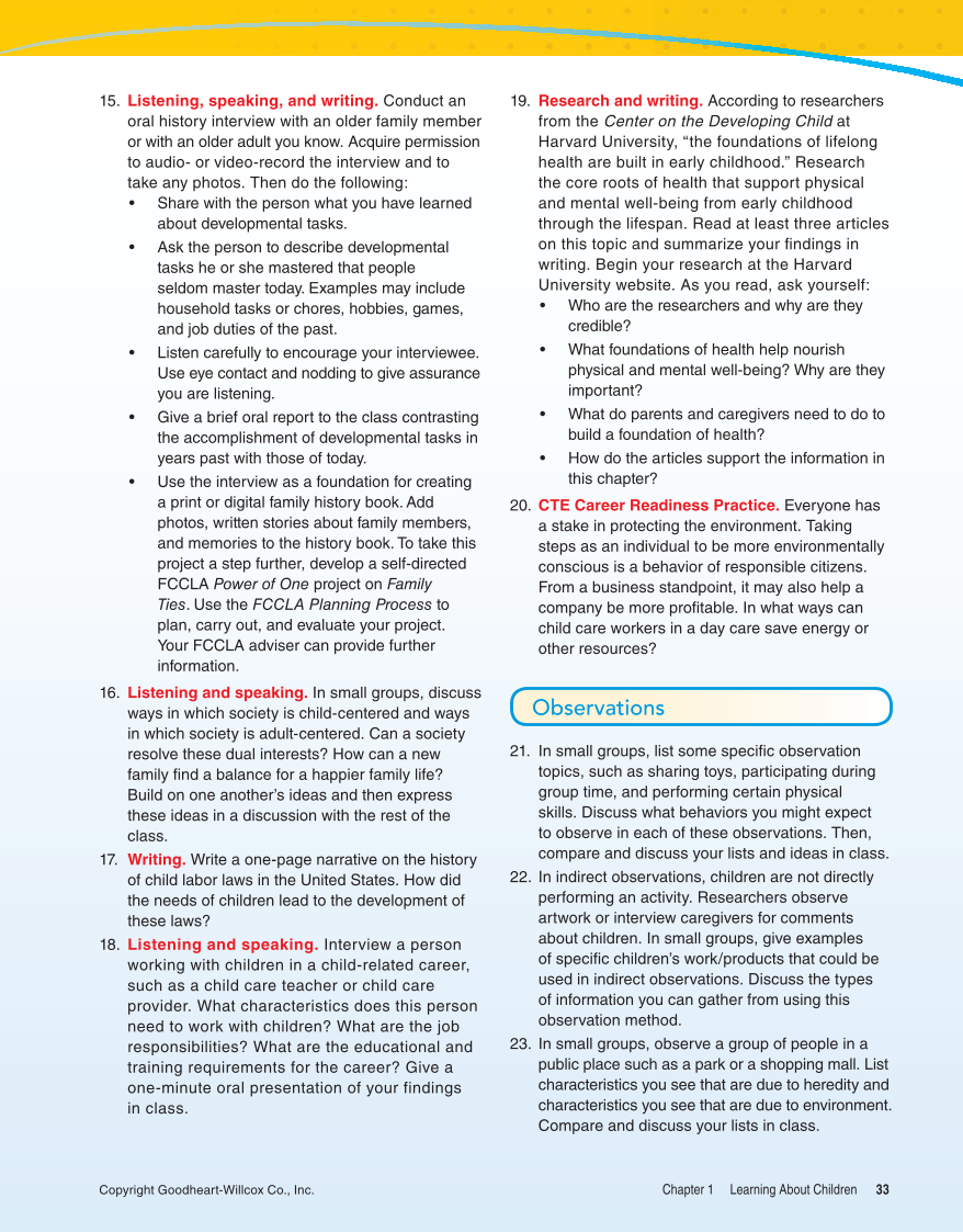 Child Development: Early Stages Through Age 12, 8th Edition page 33