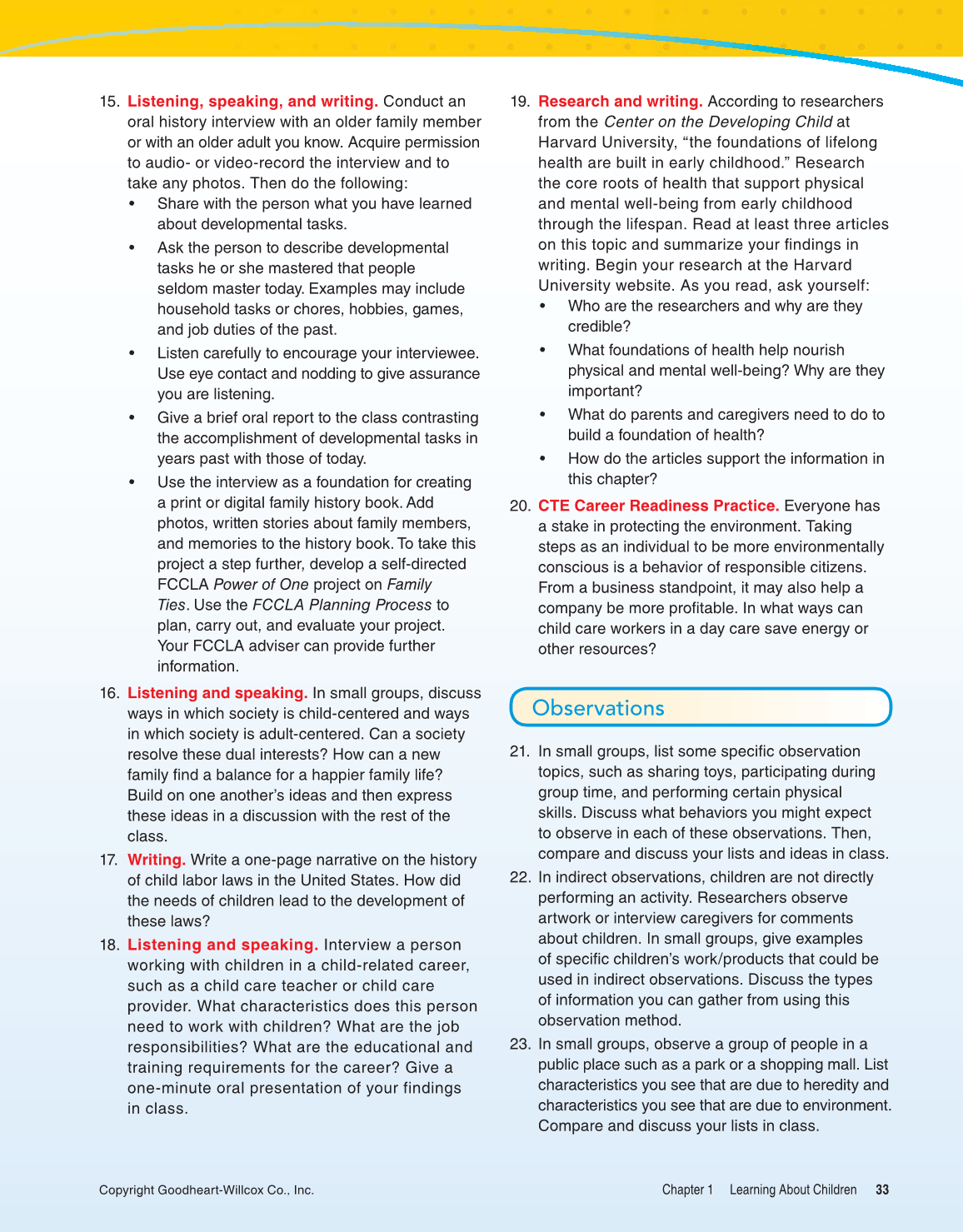 Child Development: Early Stages Through Age 12, 8th Edition page 33