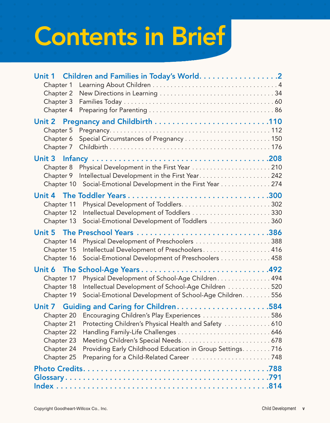 Child Development: Early Stages Through Age 12, 8th Edition page v