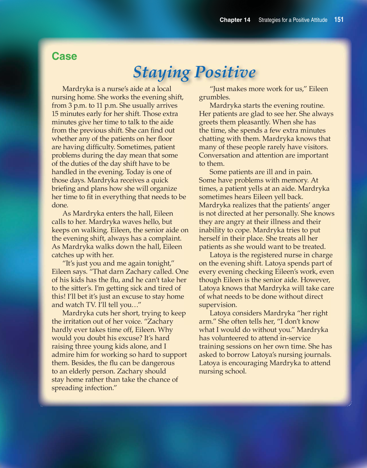 Career Success: The Attitude Advantage, 2nd Edition page 151