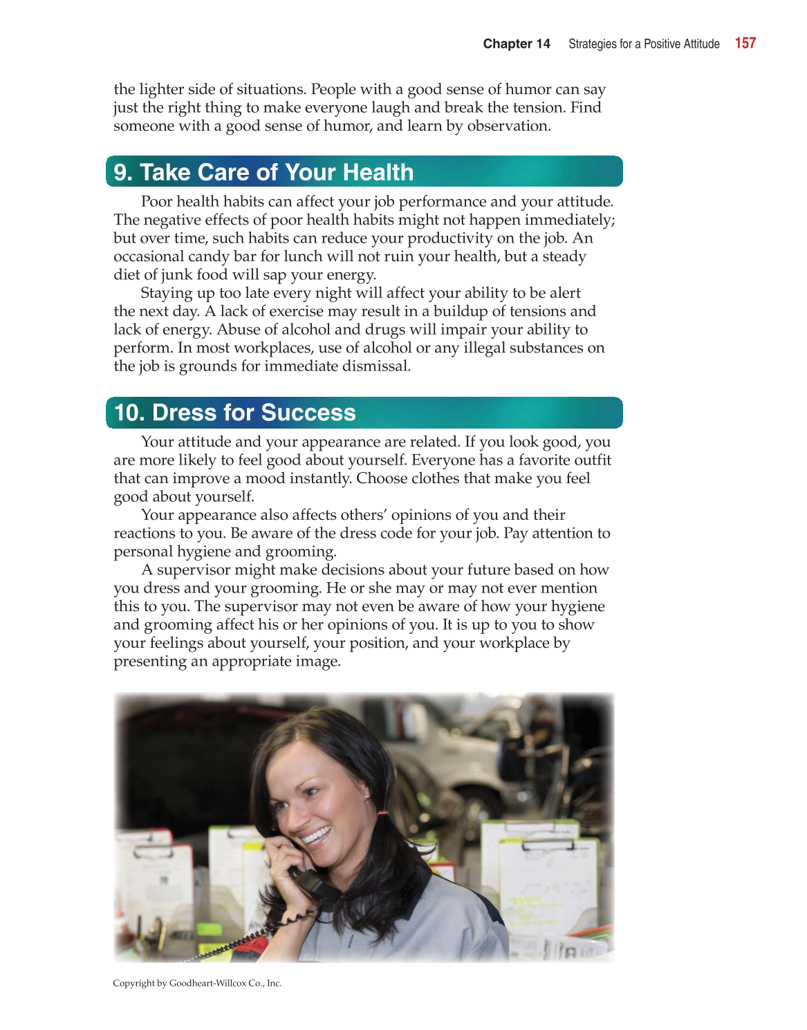 Career Success: The Attitude Advantage, 2nd Edition page 157