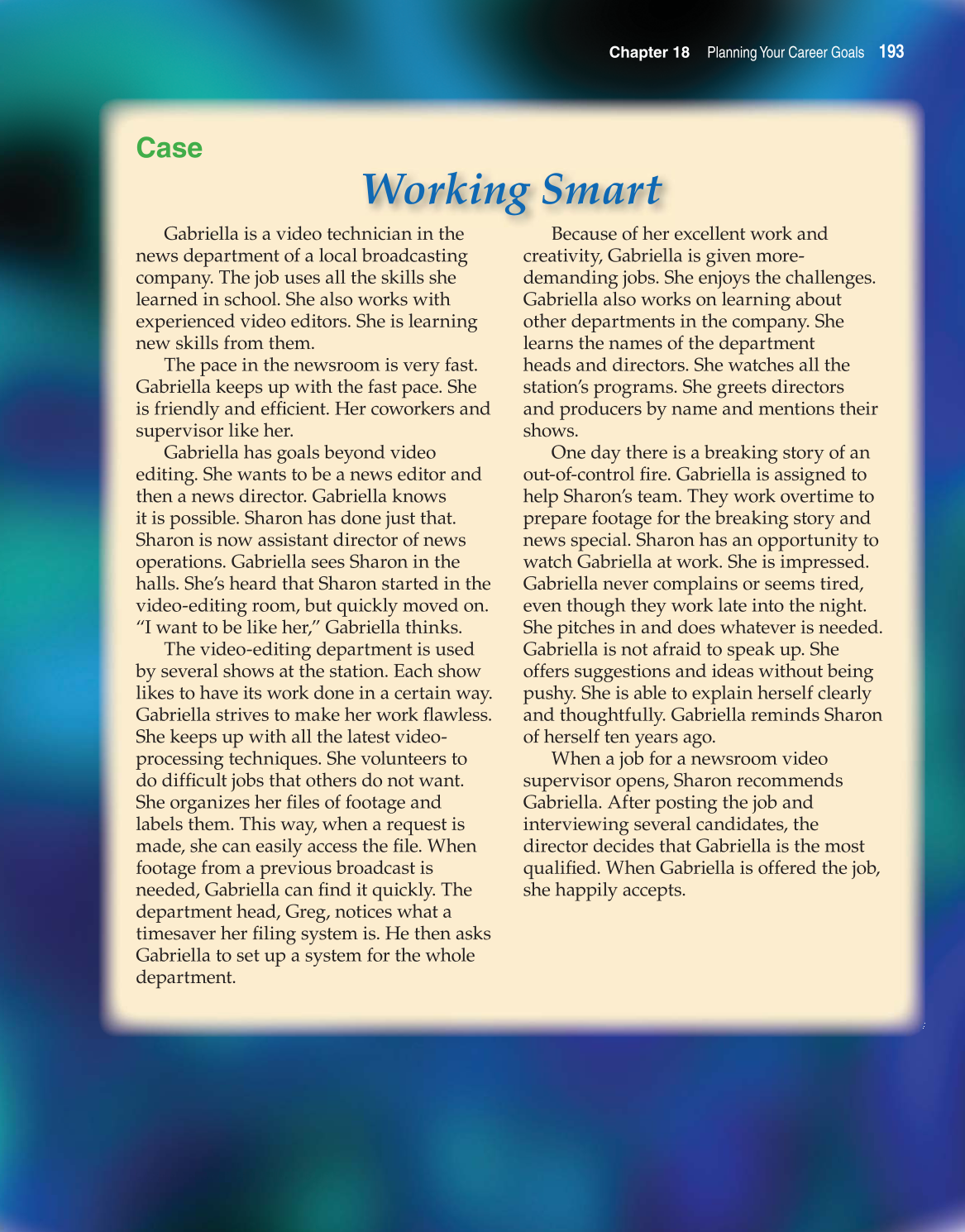 Career Success: The Attitude Advantage, 2nd Edition page 193