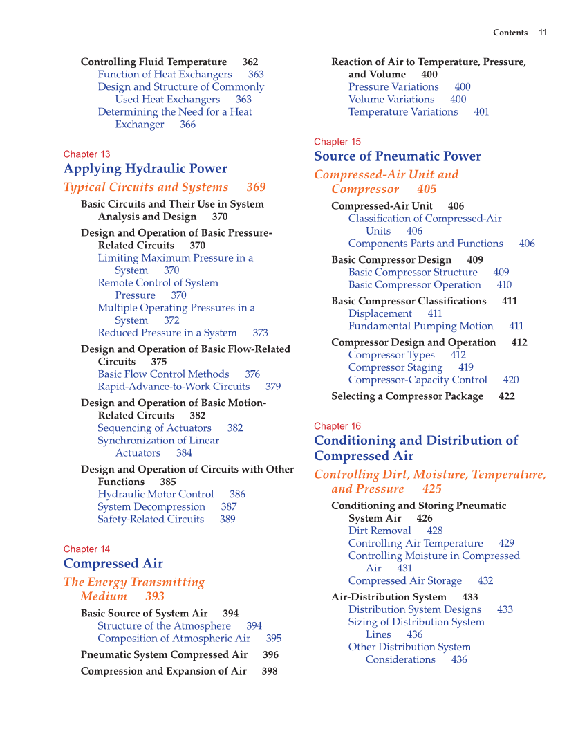 Fluid Power: Hydraulics and Pneumatics, 2nd Edition page 11