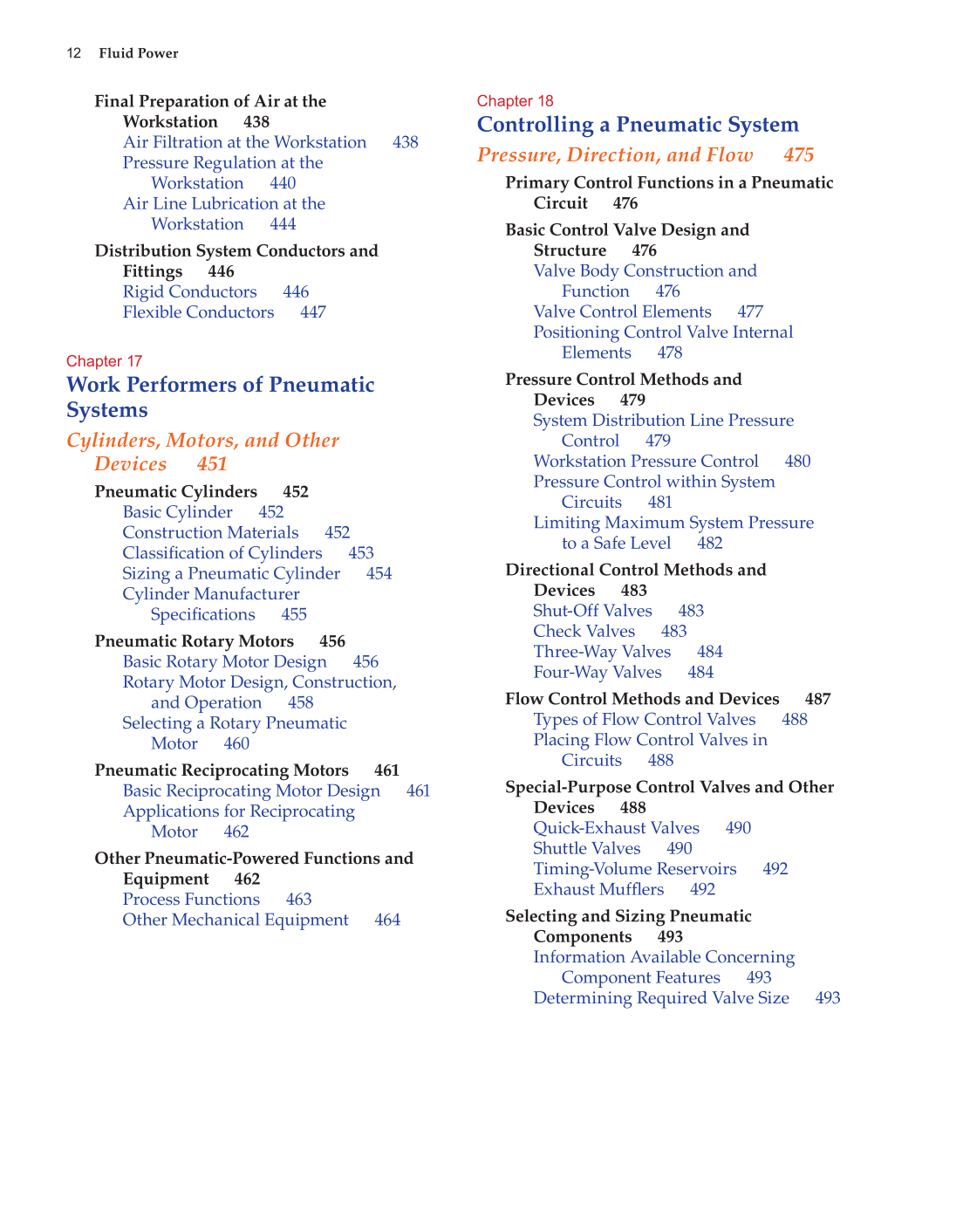 Fluid Power: Hydraulics and Pneumatics, 2nd Edition page 12