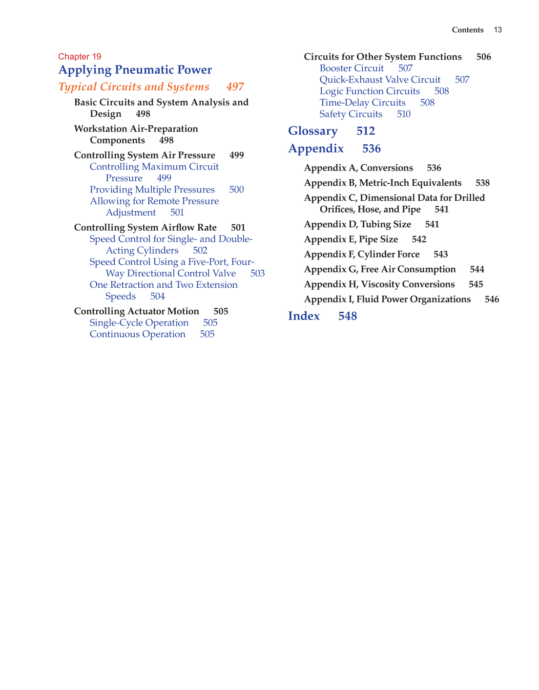 Fluid Power: Hydraulics and Pneumatics, 2nd Edition page 13