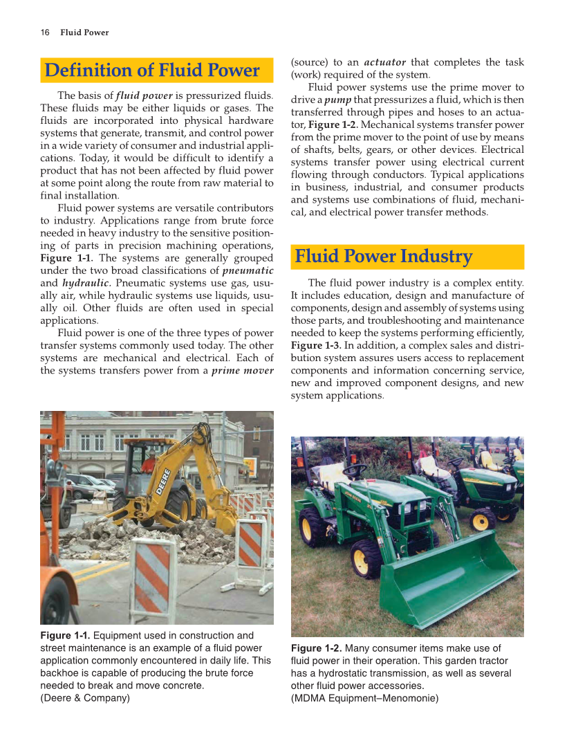 Fluid Power: Hydraulics and Pneumatics, 2nd Edition page 16