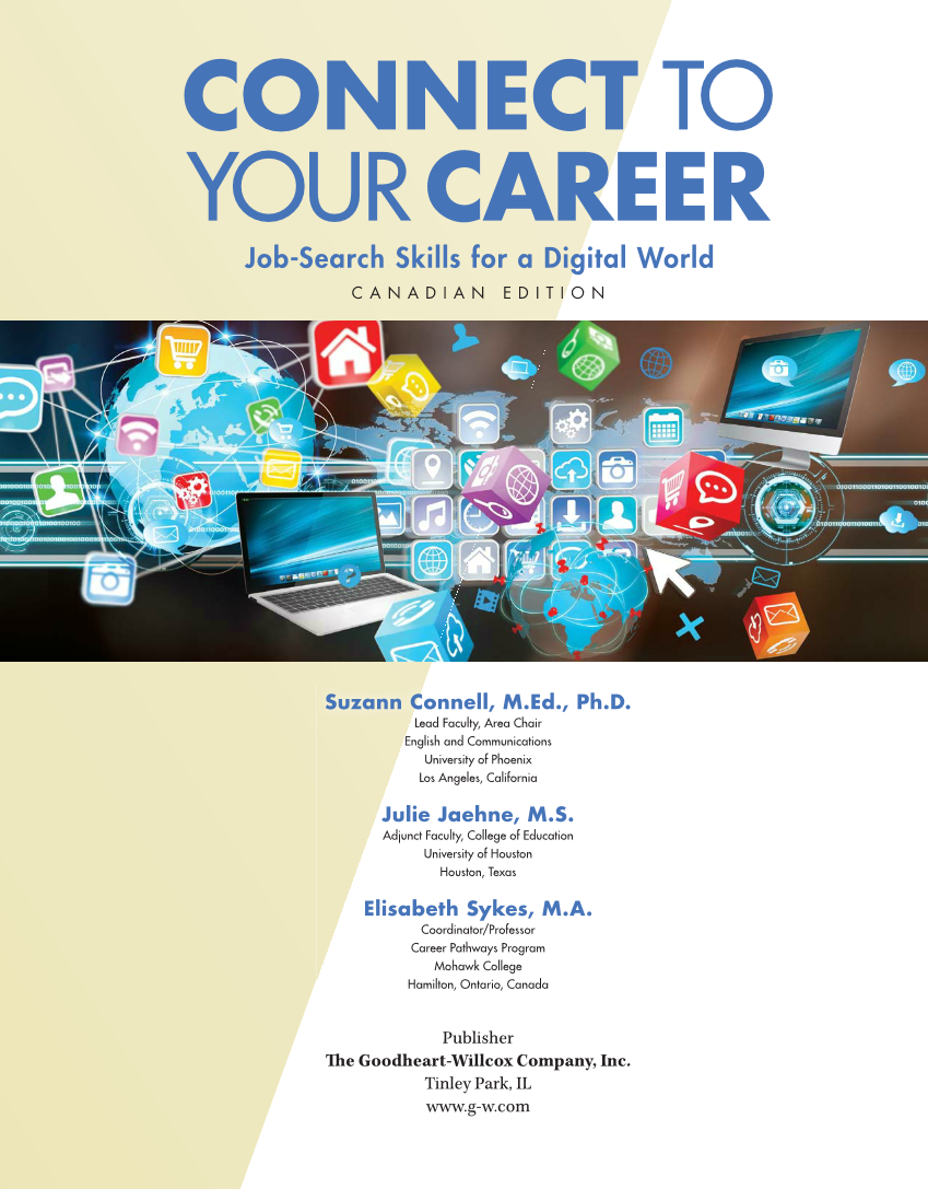Connect to Your Career: Job-Search Skills for a Digital World, Canadian Edition page i