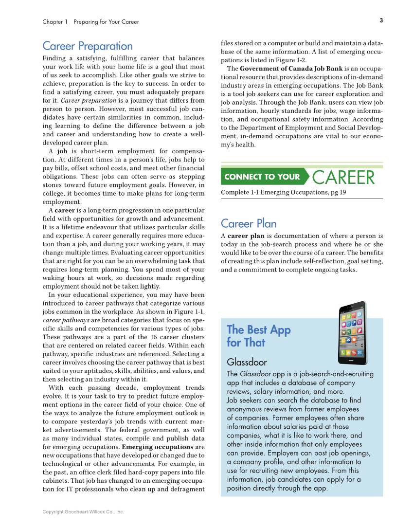 Connect to Your Career: Job-Search Skills for a Digital World, Canadian Edition page 3