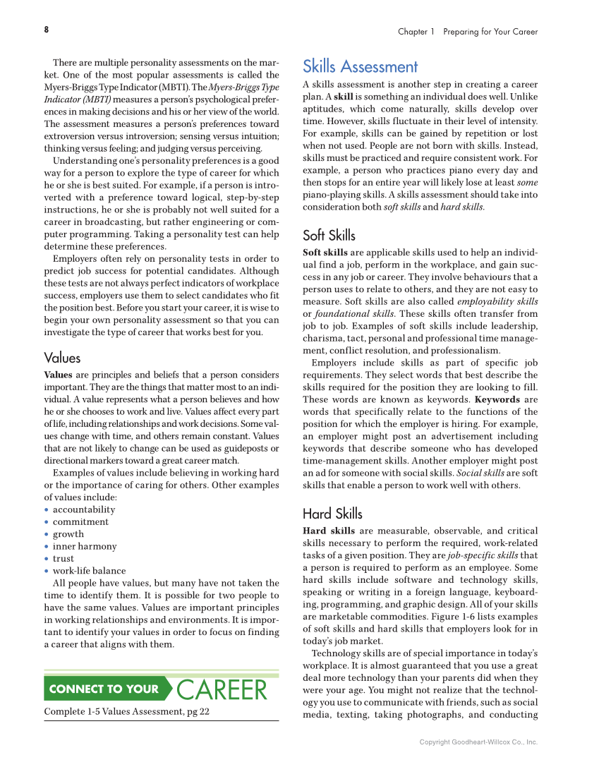 Connect to Your Career: Job-Search Skills for a Digital World, Canadian Edition page 8