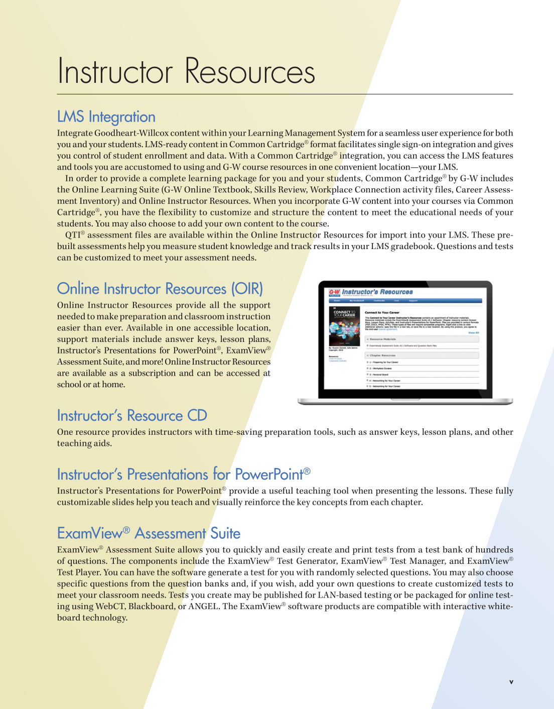 Connect to Your Career: Job-Search Skills for a Digital World, Canadian Edition page v