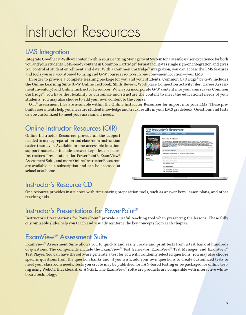 Connect to Your Career: Job-Search Skills for a Digital World, Canadian Edition page v