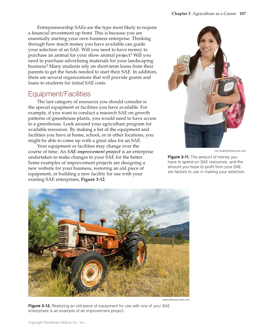 Principles of Agriculture, Food, and Natural Resources, 1st Edition page 107