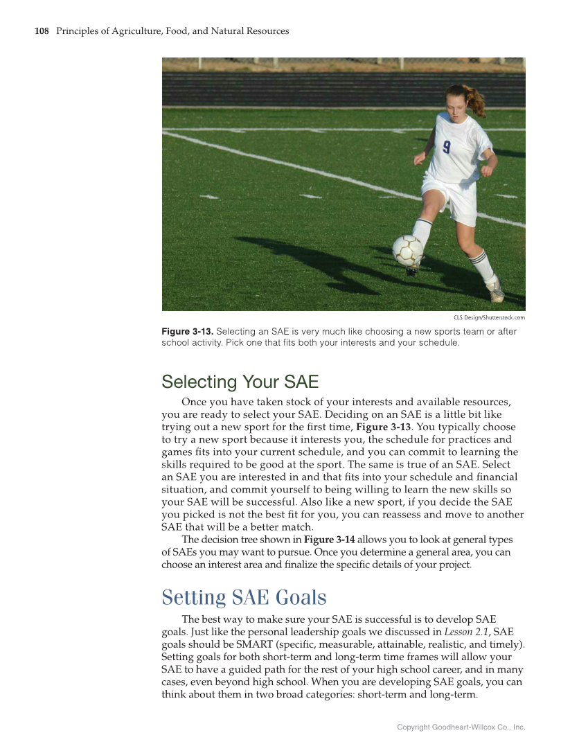 Principles of Agriculture, Food, and Natural Resources, 1st Edition page 108