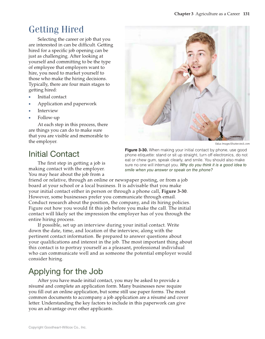 Principles of Agriculture, Food, and Natural Resources, 1st Edition page 131