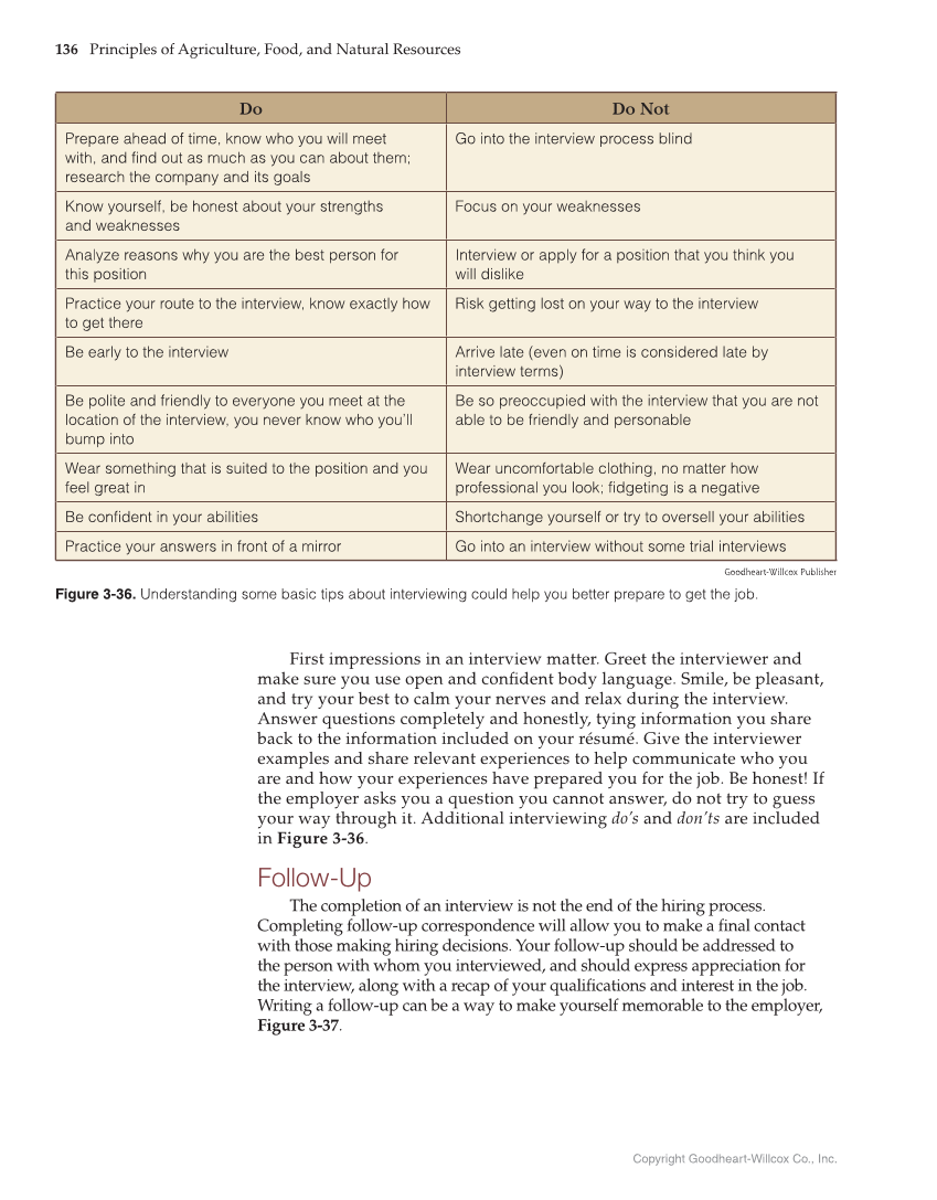 Principles of Agriculture, Food, and Natural Resources, 1st Edition page 136