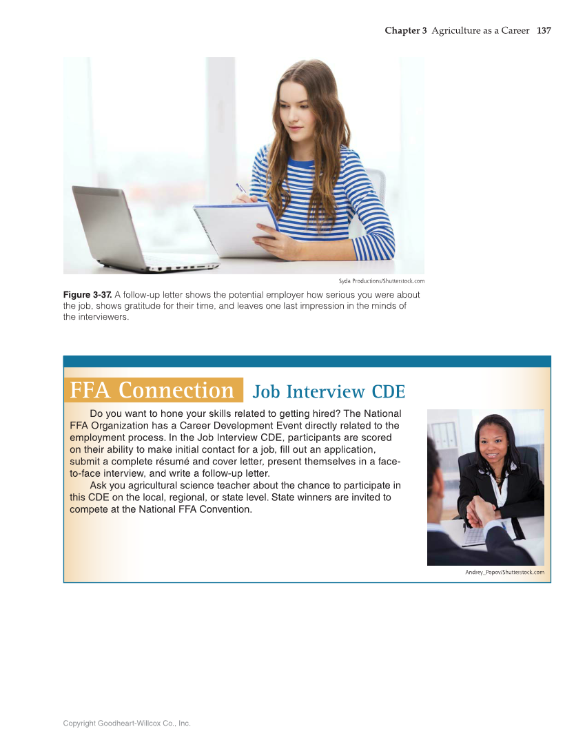 Principles of Agriculture, Food, and Natural Resources, 1st Edition page 137