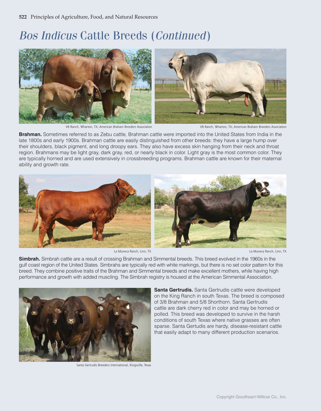 Principles of Agriculture, Food, and Natural Resources, 1st Edition page 522