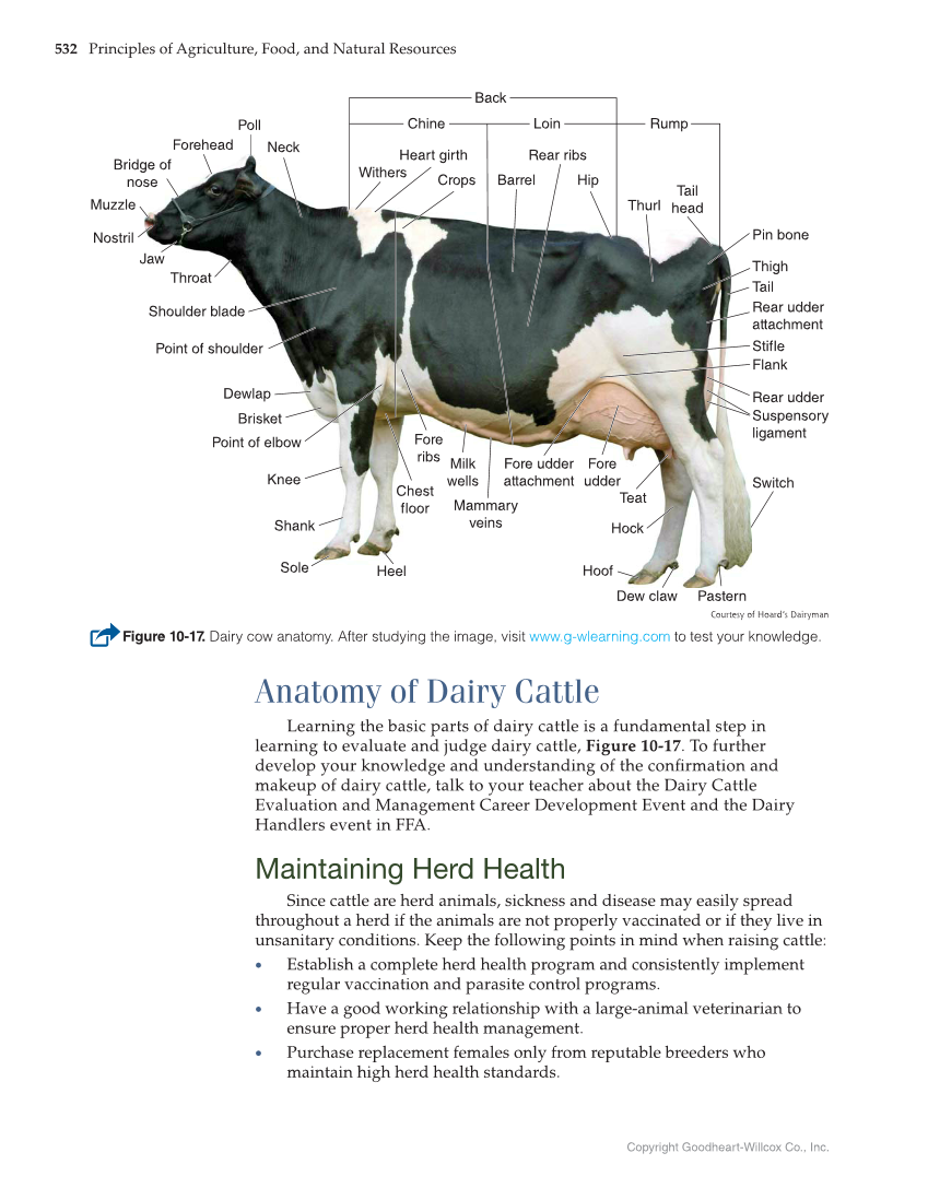 Principles of Agriculture, Food, and Natural Resources, 1st Edition page 532