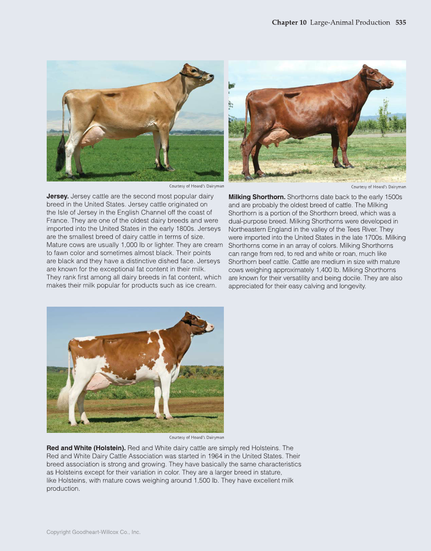 Principles of Agriculture, Food, and Natural Resources, 1st Edition page 535