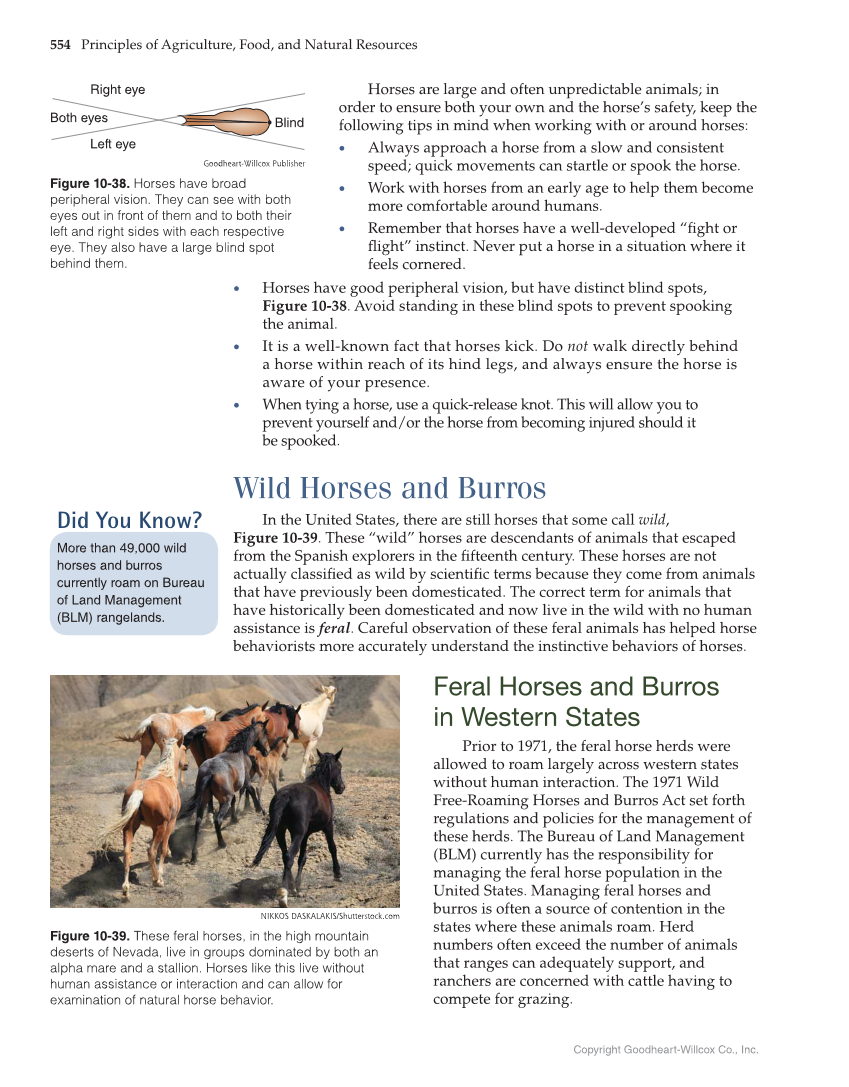 Principles of Agriculture, Food, and Natural Resources, 1st Edition page 554