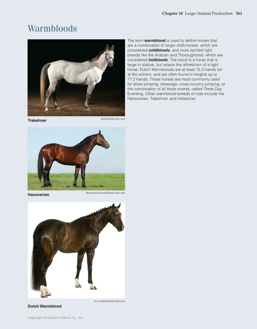 Principles of Agriculture, Food, and Natural Resources, 1st Edition page 561