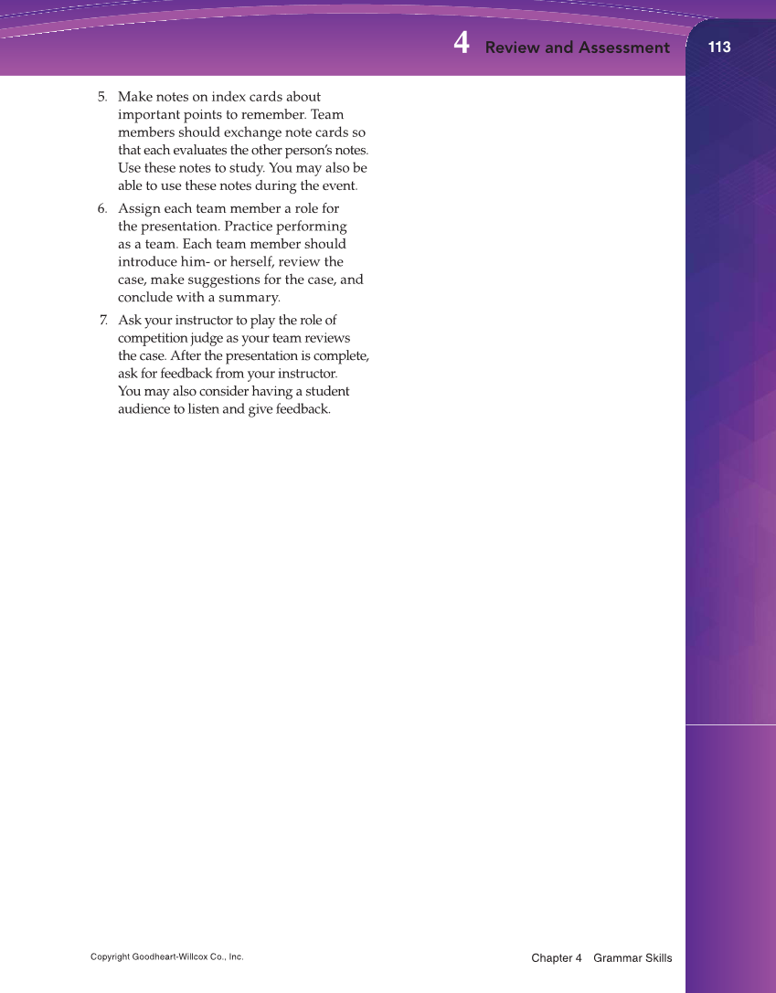 Professional Communication, 1st Edition page 113