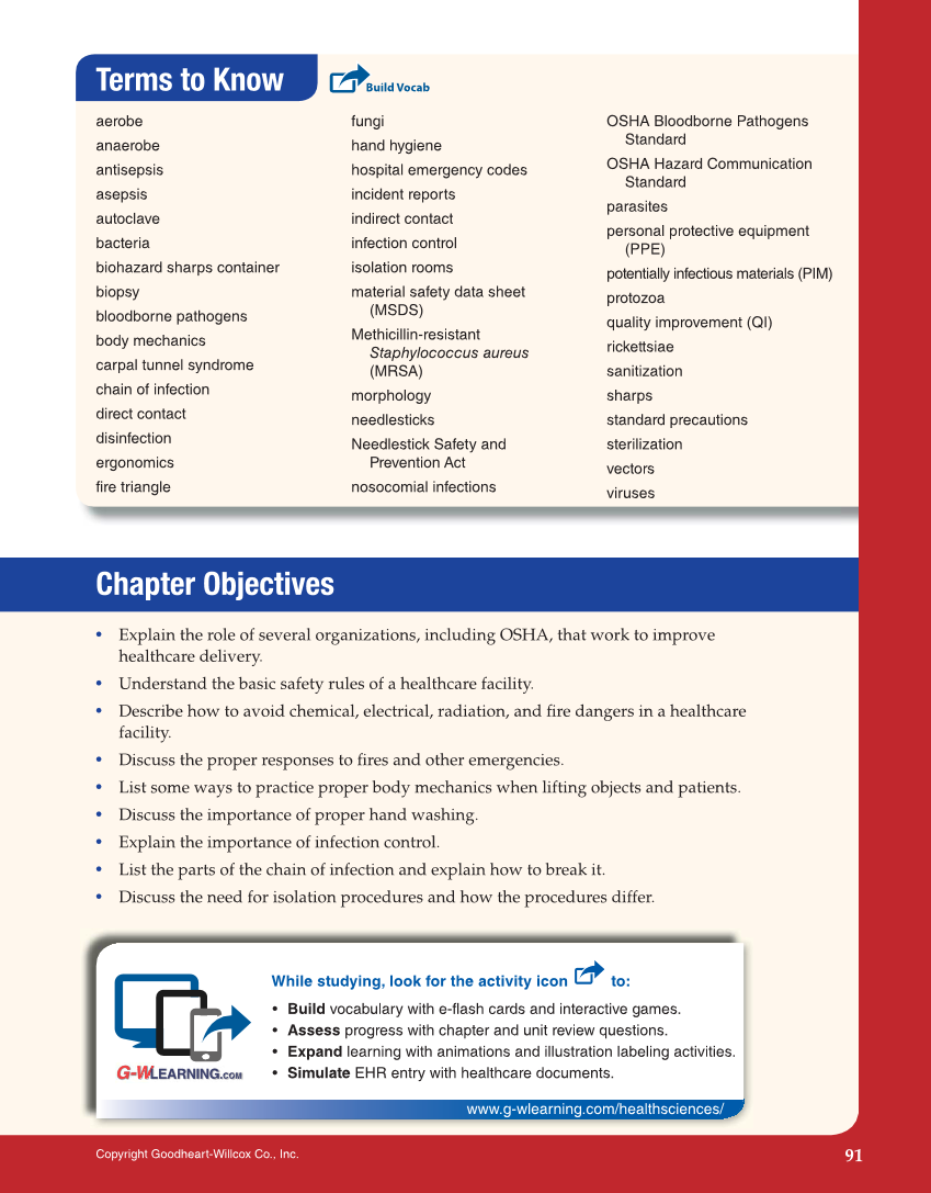 Health Science: Concepts and Applications, 1st Edition page 91