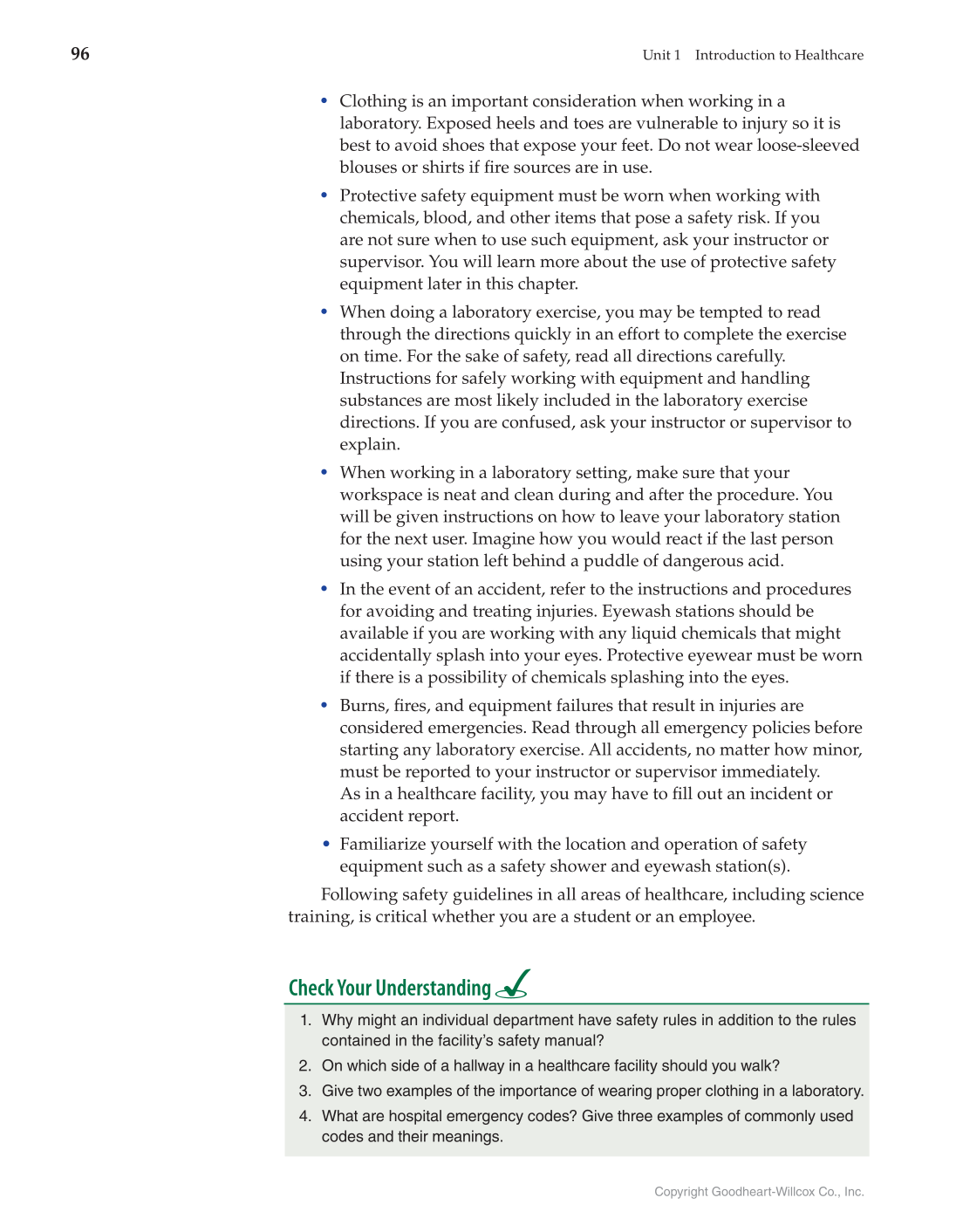 Health Science: Concepts and Applications, 1st Edition page 96